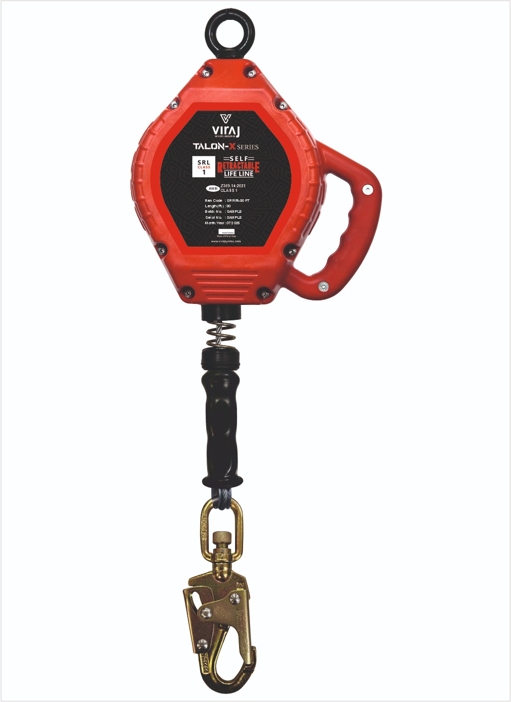 TALON-X (SRL) Polymer Casing With G.I. Wire/Cable with Inbuilt Handle SF-RFA-15FT TO SF-RFA-30FT