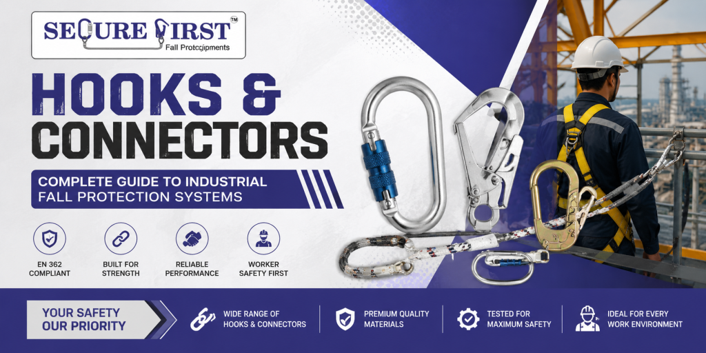 Hooks & Connectors: Complete Guide to Industrial Fall Protection Systems with Secure First